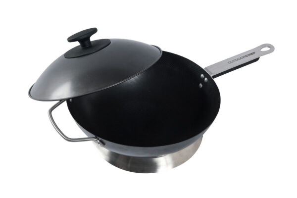 outdoorchef bbq accessoire wokpan incl deksel