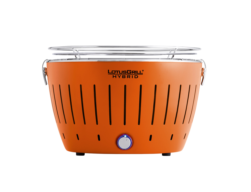 lotusgrill classic hybrid tafelbarbecue Ø350mm oranje